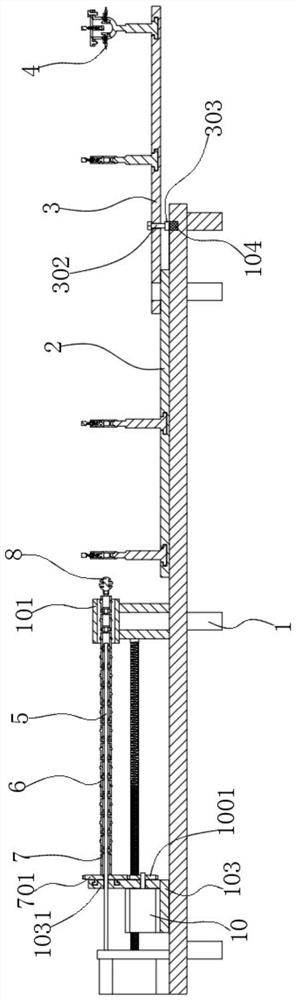 Reset device for metal pipe surface damage recession