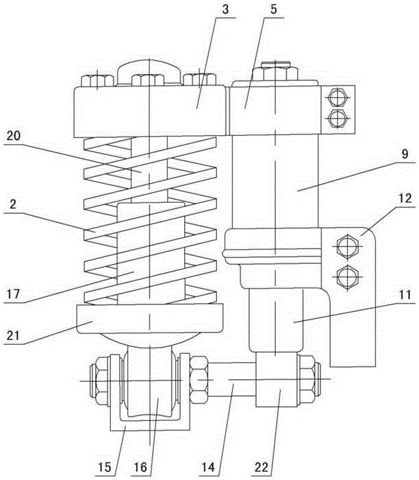 Suspension damping electric wheel