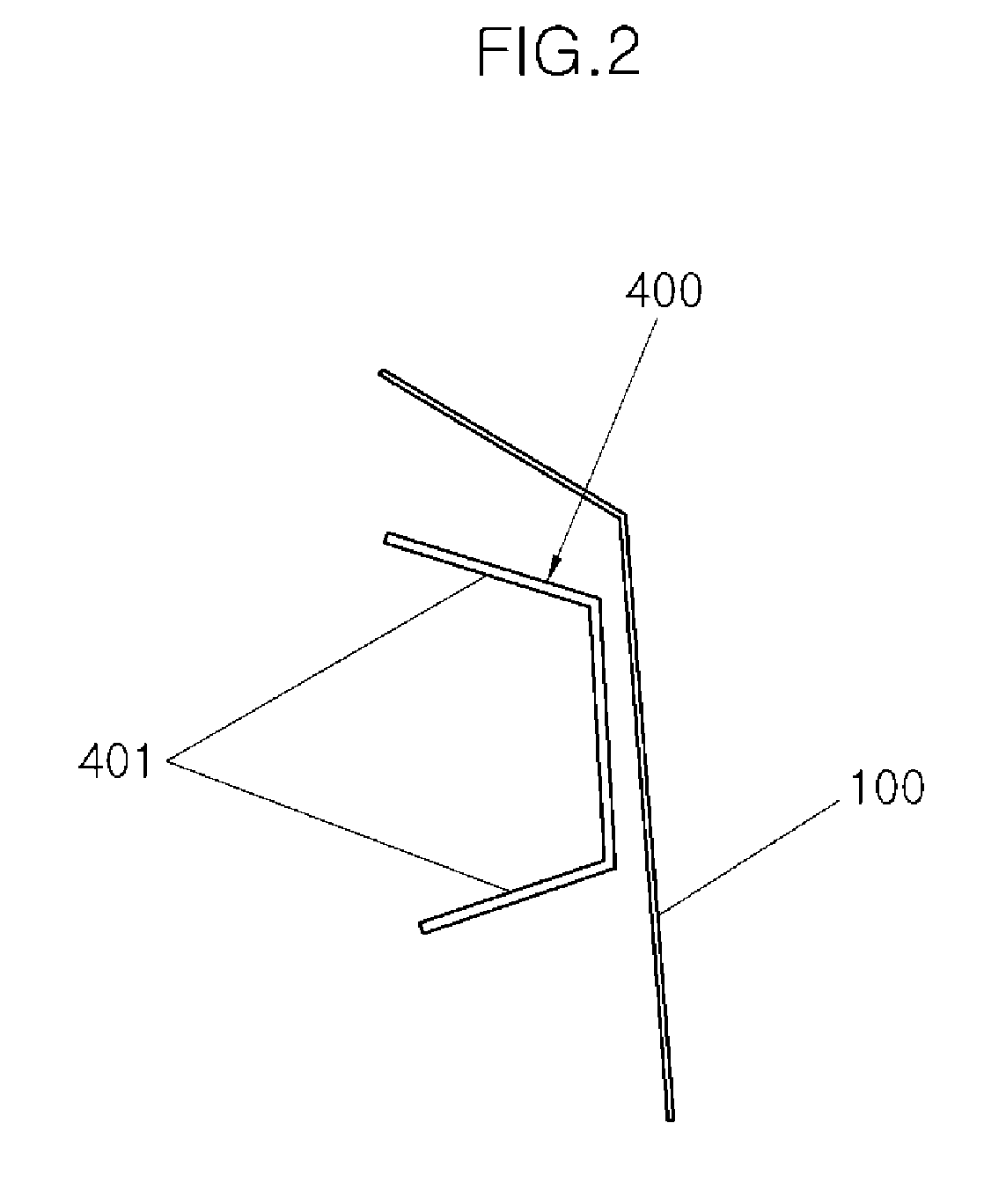 Structure for dispersing collision energy of front pillar during car crash