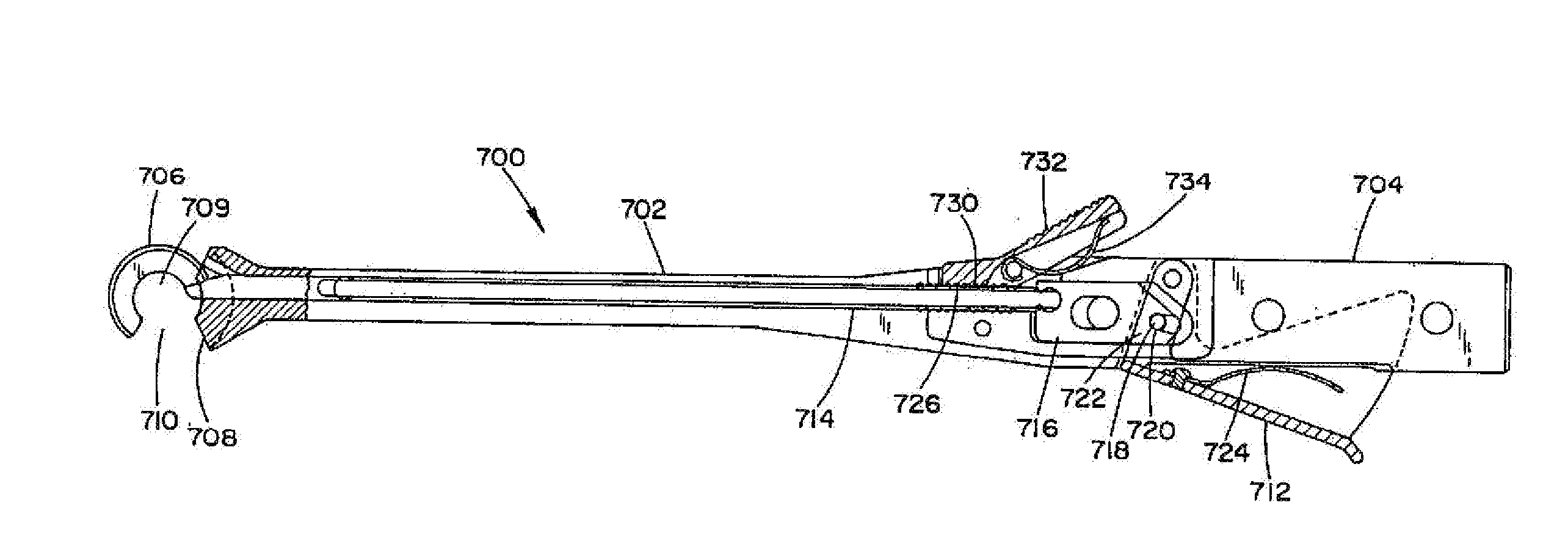 Insertion tool for use with intervertebral spacers