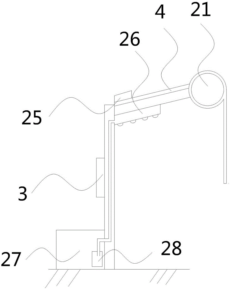 Bus stop with USB interfaces