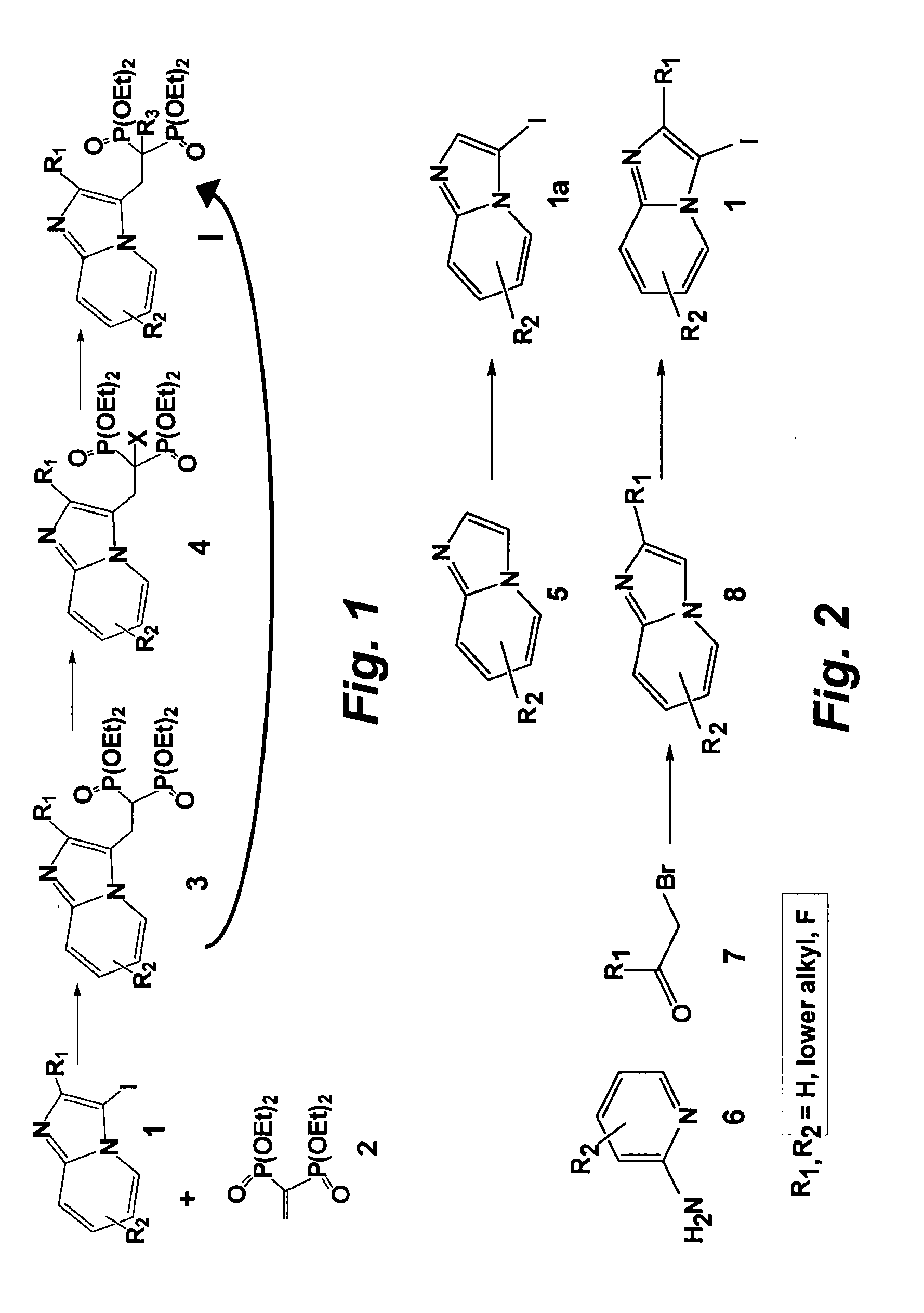 Imidazo[1,2-a] pyridinyl bisphosphonates