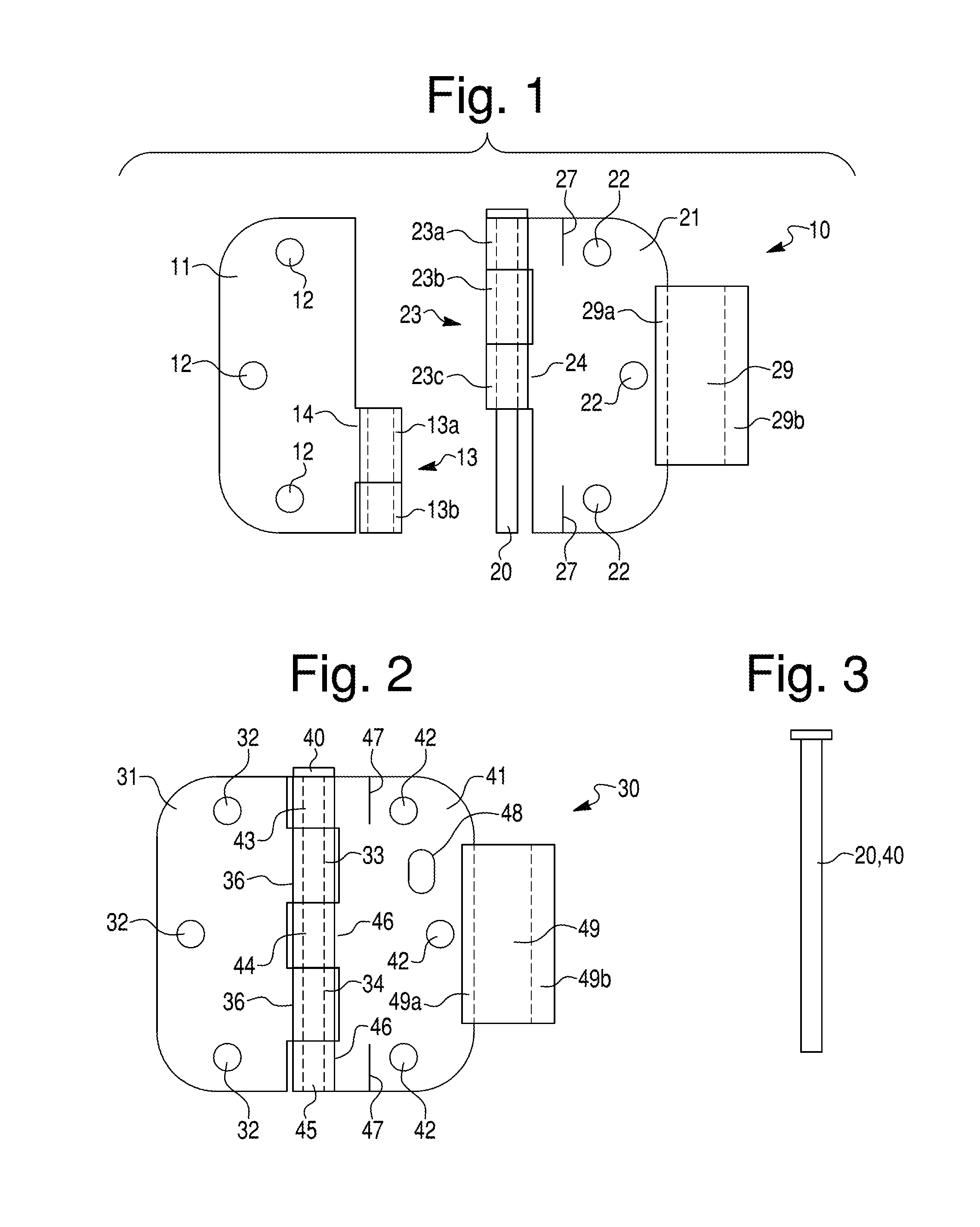 Hinge kit and related methods