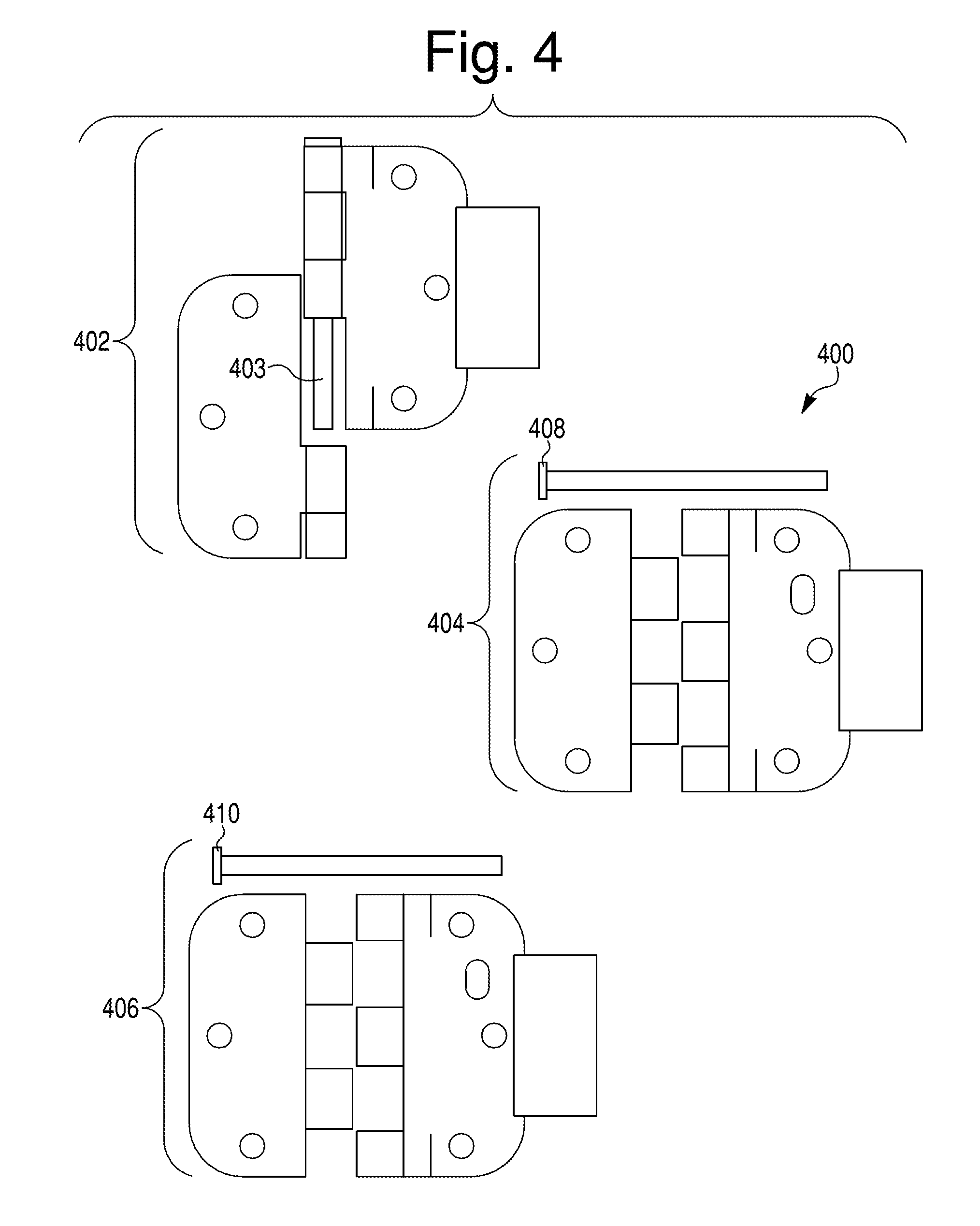 Hinge kit and related methods