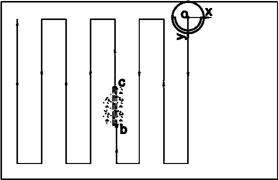 Method for optimizing butt-joint position of robot type dust collector in charging and returning process