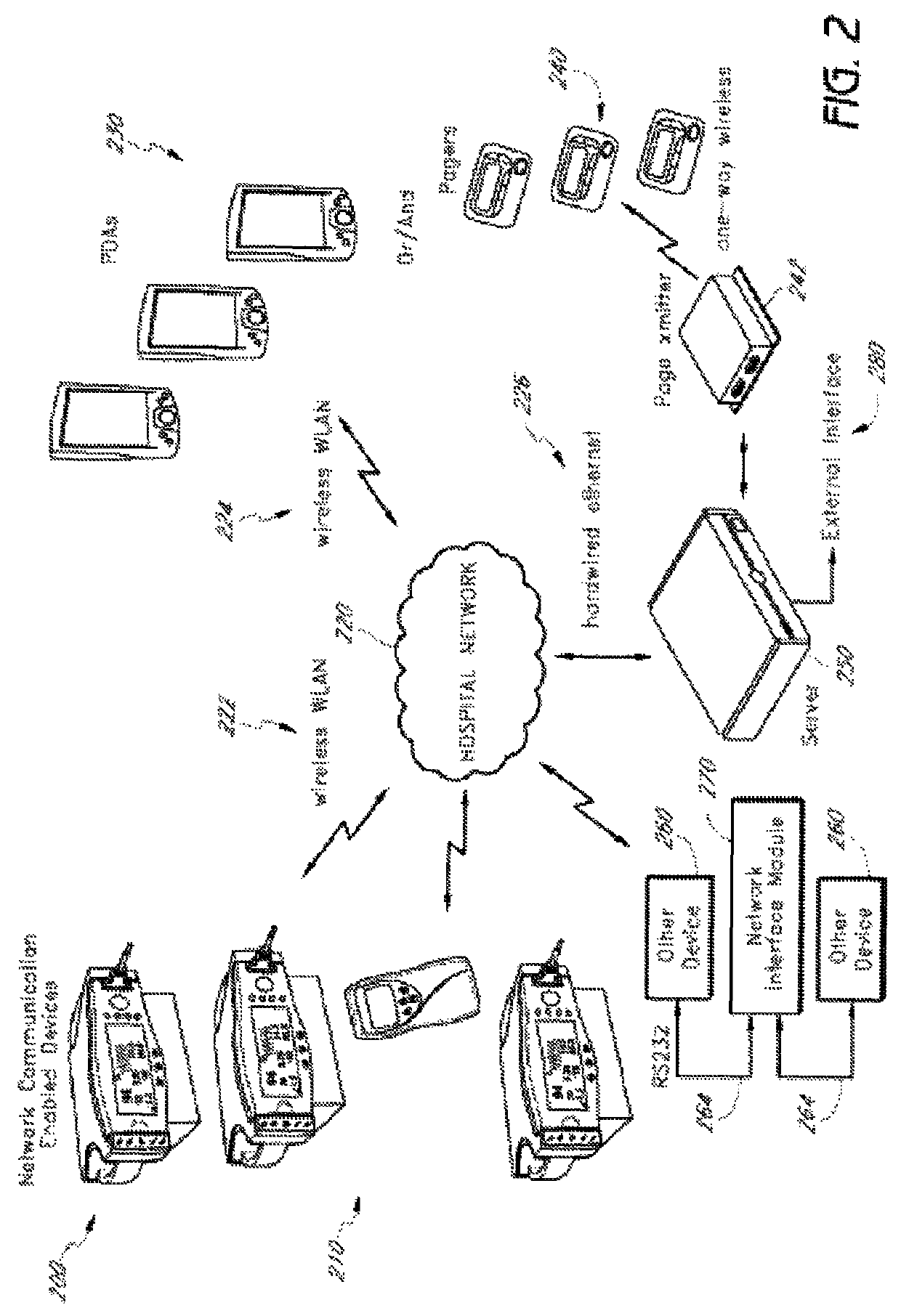 Systems and methods for monitoring a patient health network