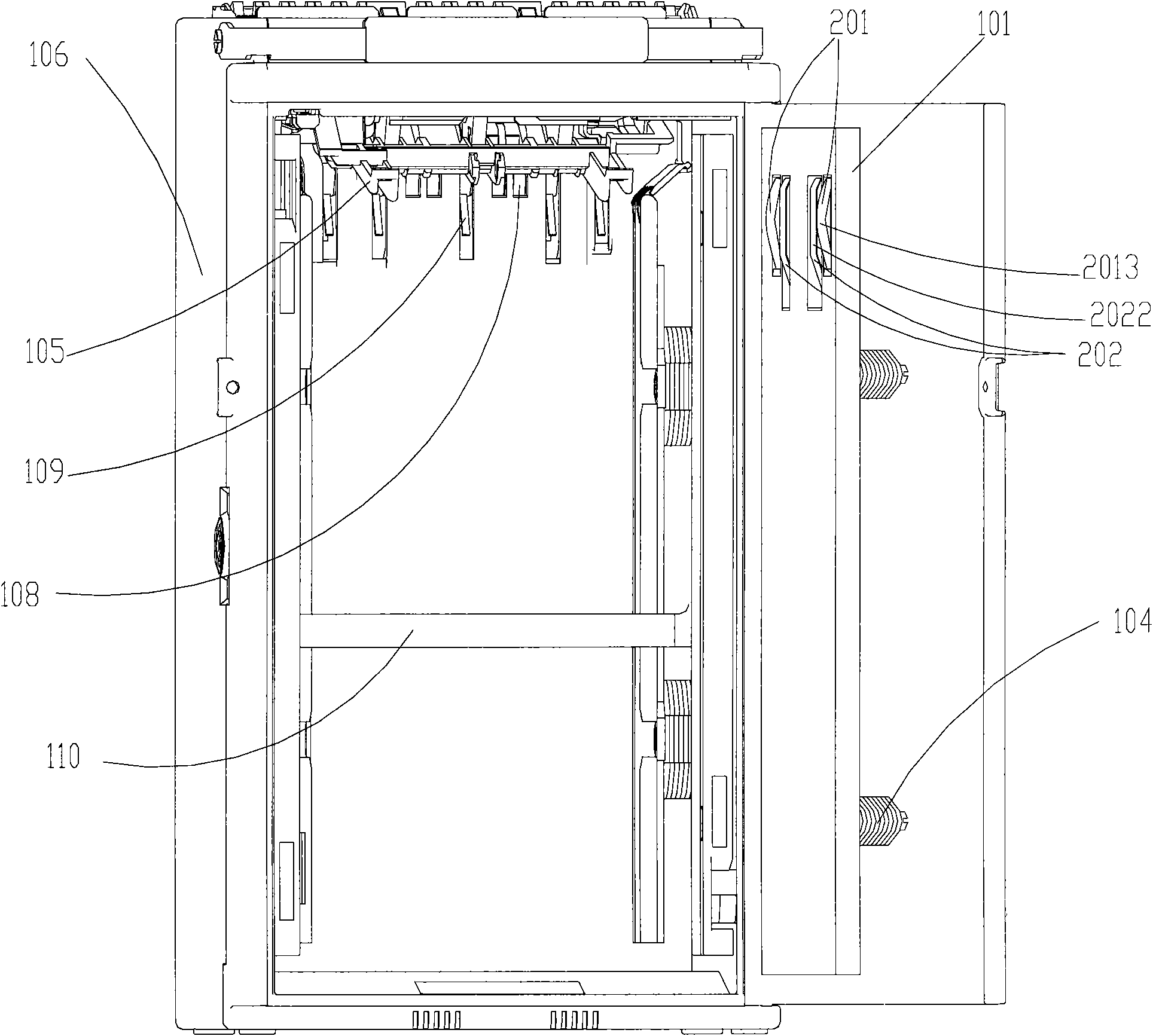 Deposit/withdrawal machine and cashbox thereof