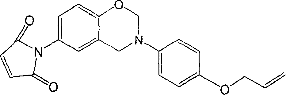 Benzoxazine containing maleimide and allyl ether and its preparing method