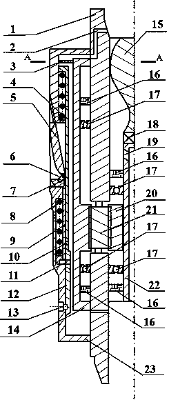 Hydraulic type variable outer diameter cutting bed removing tool