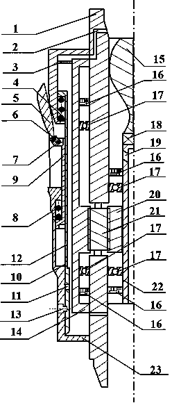 Hydraulic type variable outer diameter cutting bed removing tool