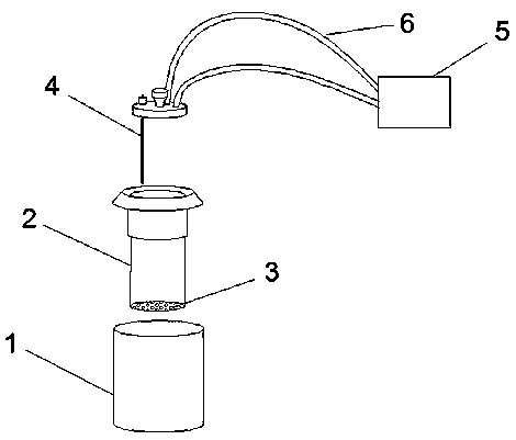 Cell collecting device of membrane-type liquid-based cytology slide processor