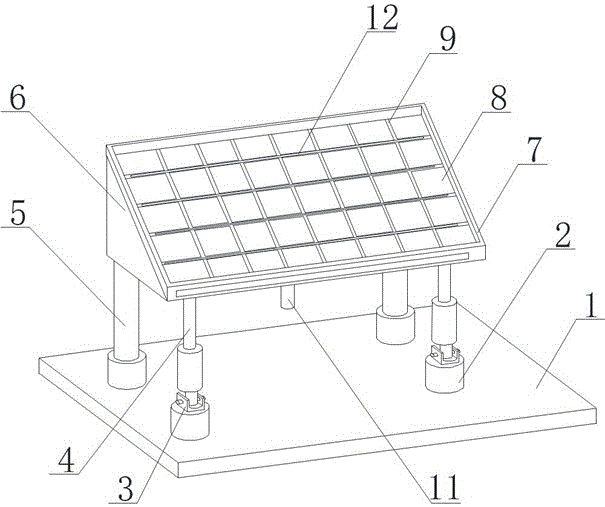 Operating method for nano-structure solar cell chip based on silicon nitride film