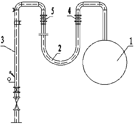 Externally-connected water pipe connecting structure for centrifugal casting machine