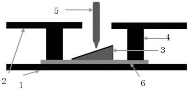 Device for testing thermal expansion coefficient of micro sample by using nano-mechanical tester