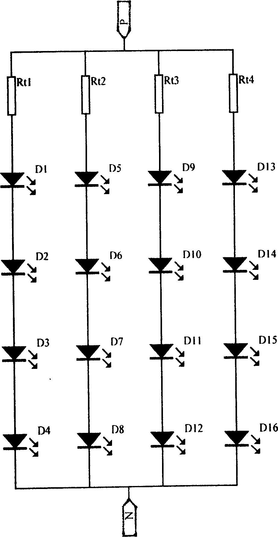 Multi-chip high power LED device