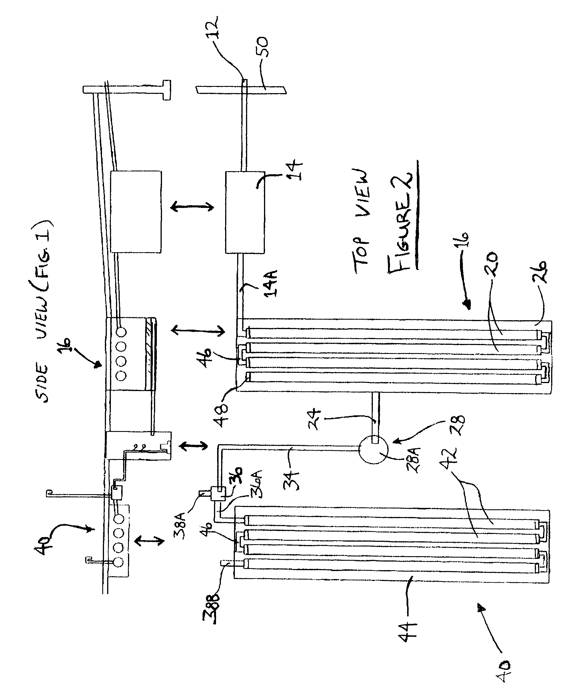 Method, apparatus and system for removal of contaminants from water