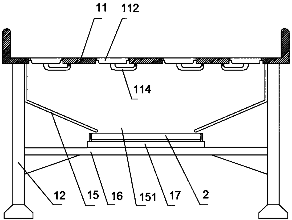 Grain airing device