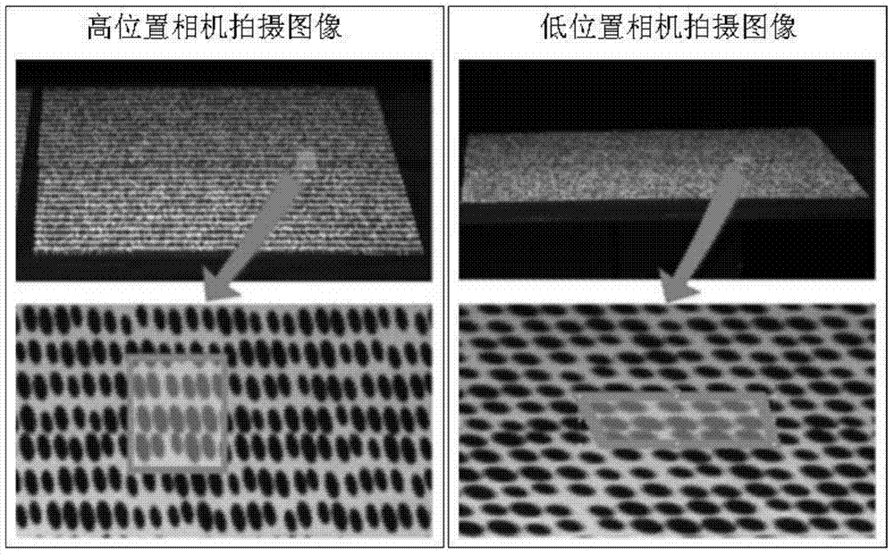 Measuring method for full field deformation of large-dip-angle wing