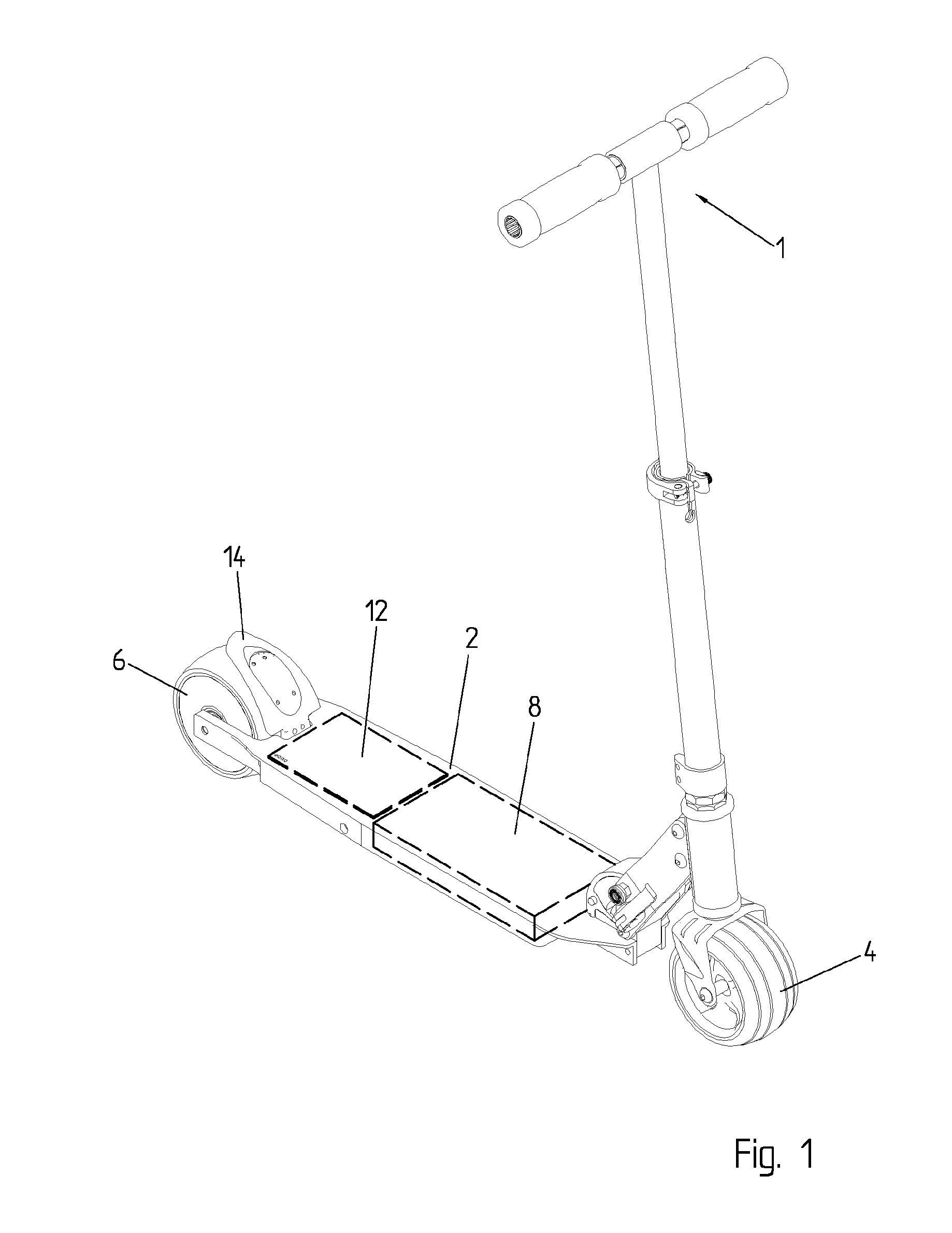 Electrically assisted street scooter