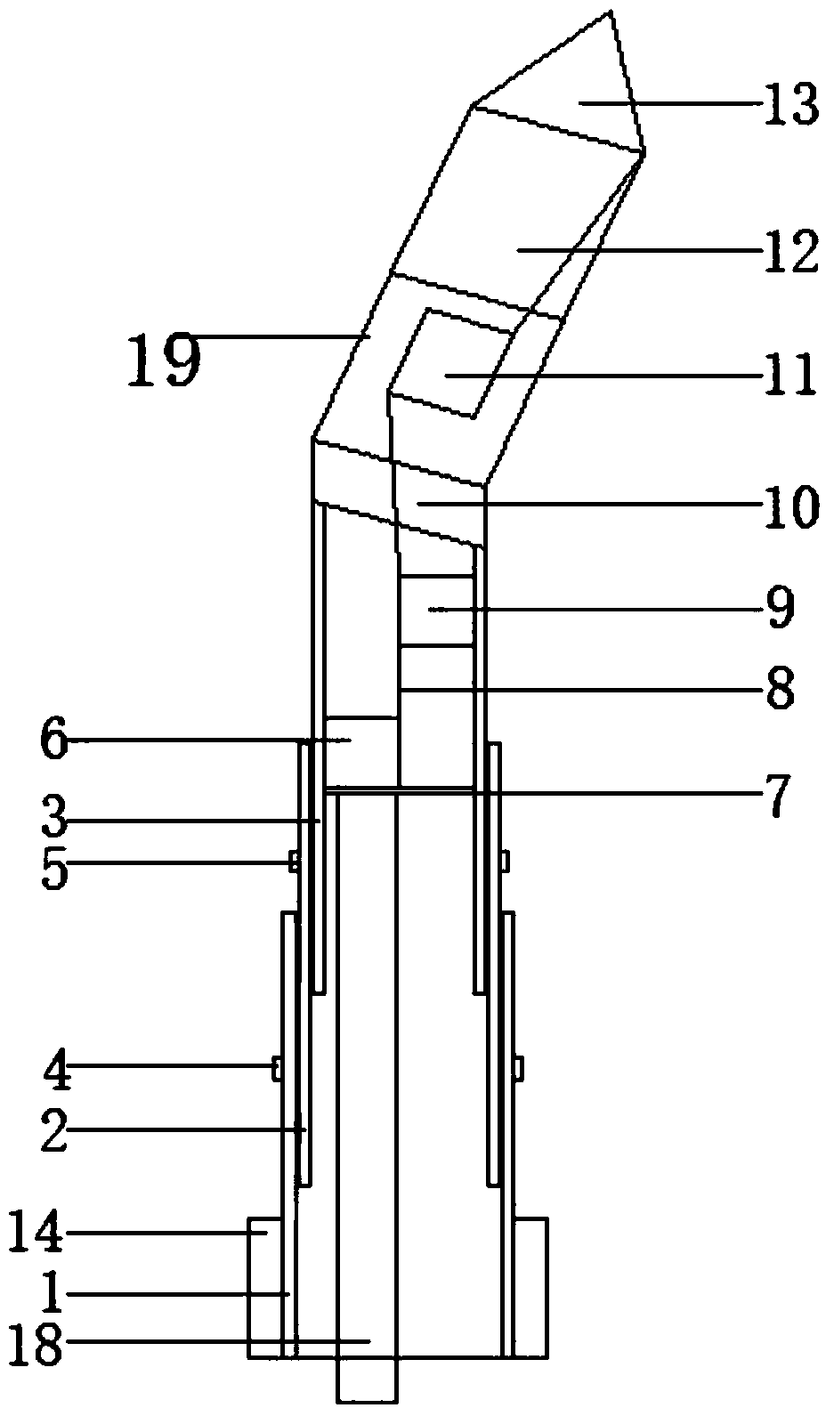 High-voltage transmission acousto-optic electroscope