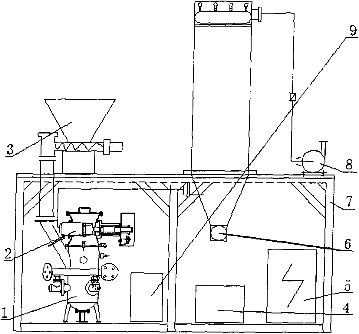 Ultra-fine powder processing device