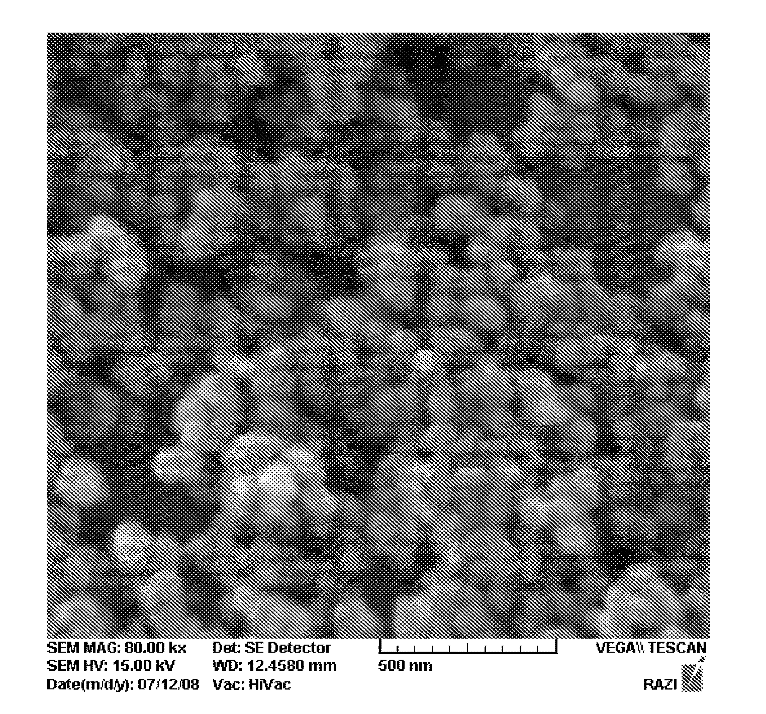 Method for production of biocompatible nanoparticles containing dental adhesive