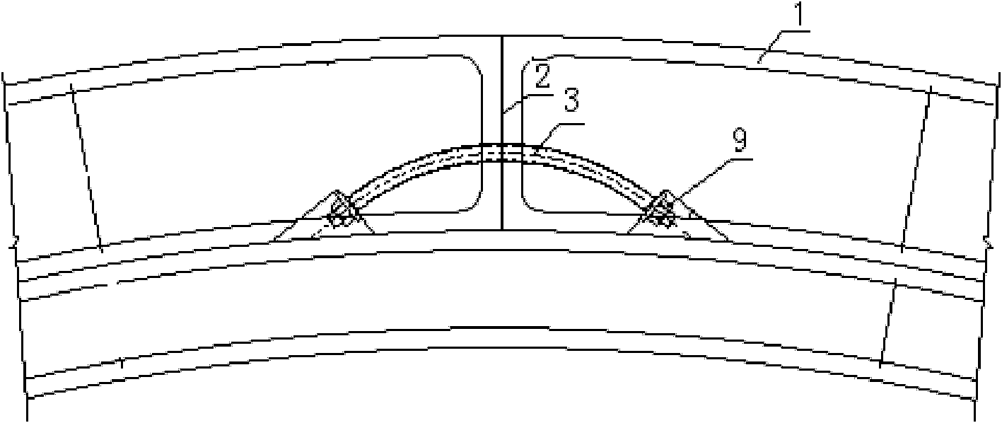 A method for testing the force of bolts connecting shield tunnel segments