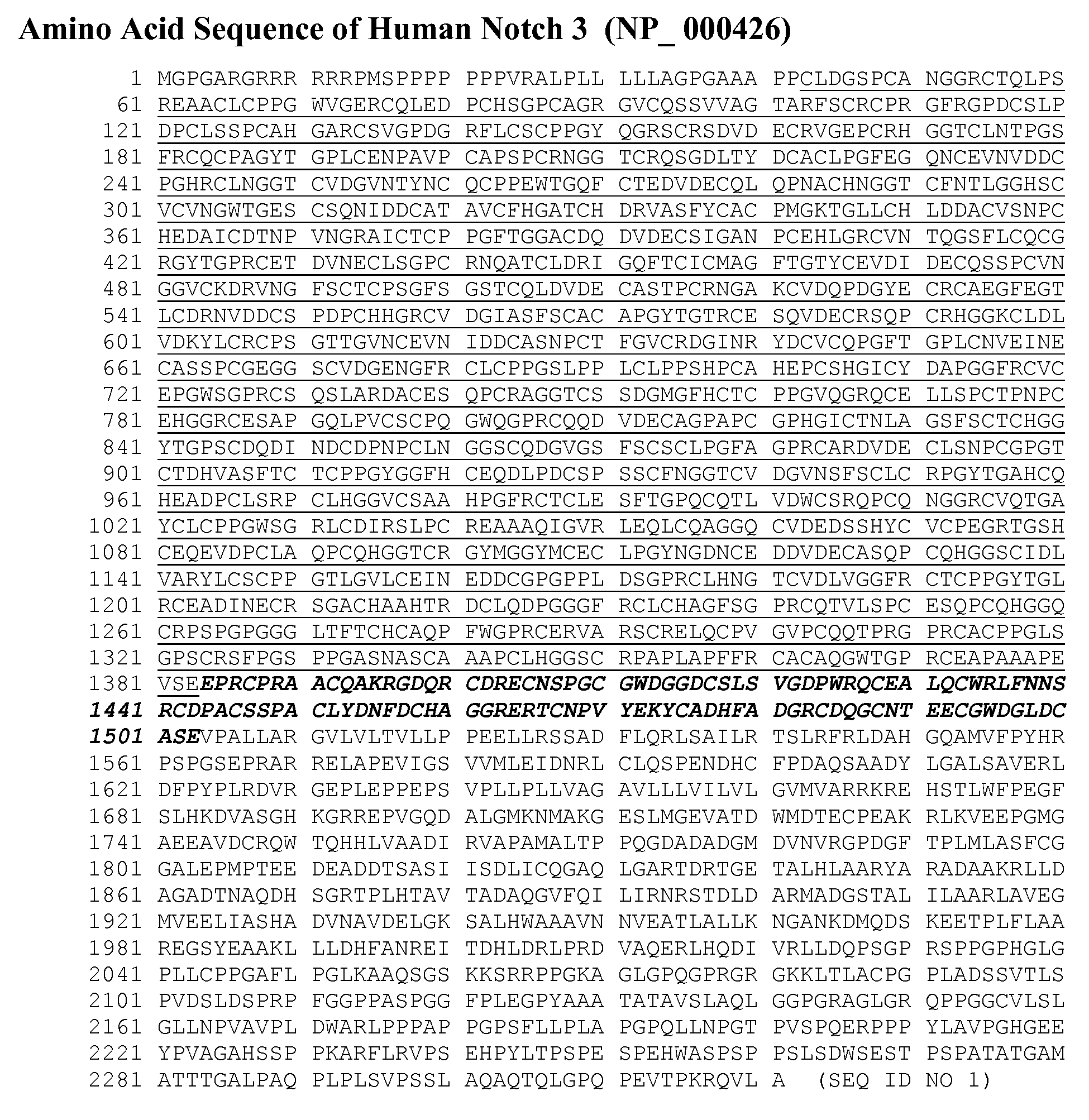 Novel Anti-notch3 antibodies and their use in the detection and diagnosis of disease