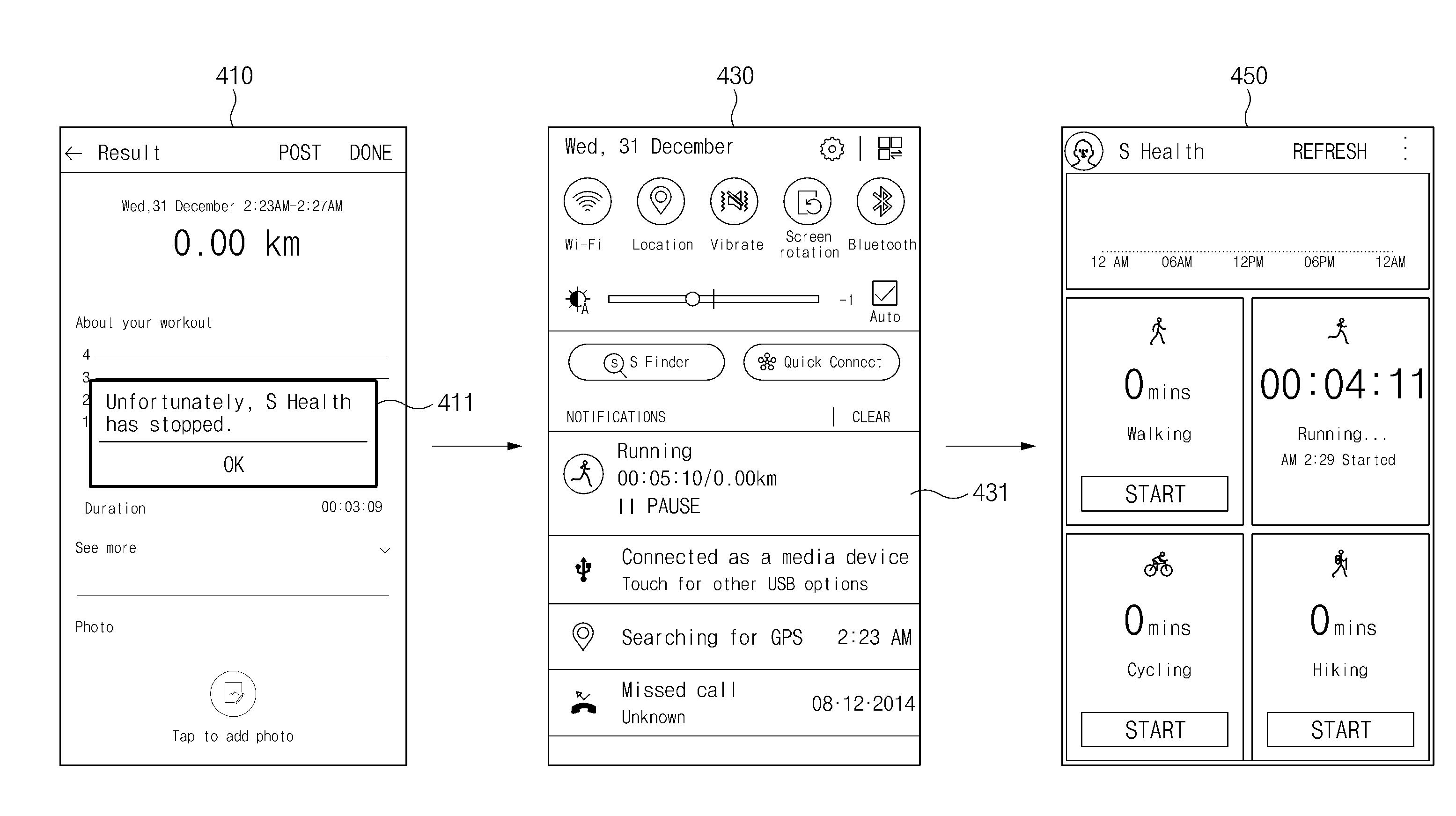 Exercise history information managing method and electronic device suporting the same