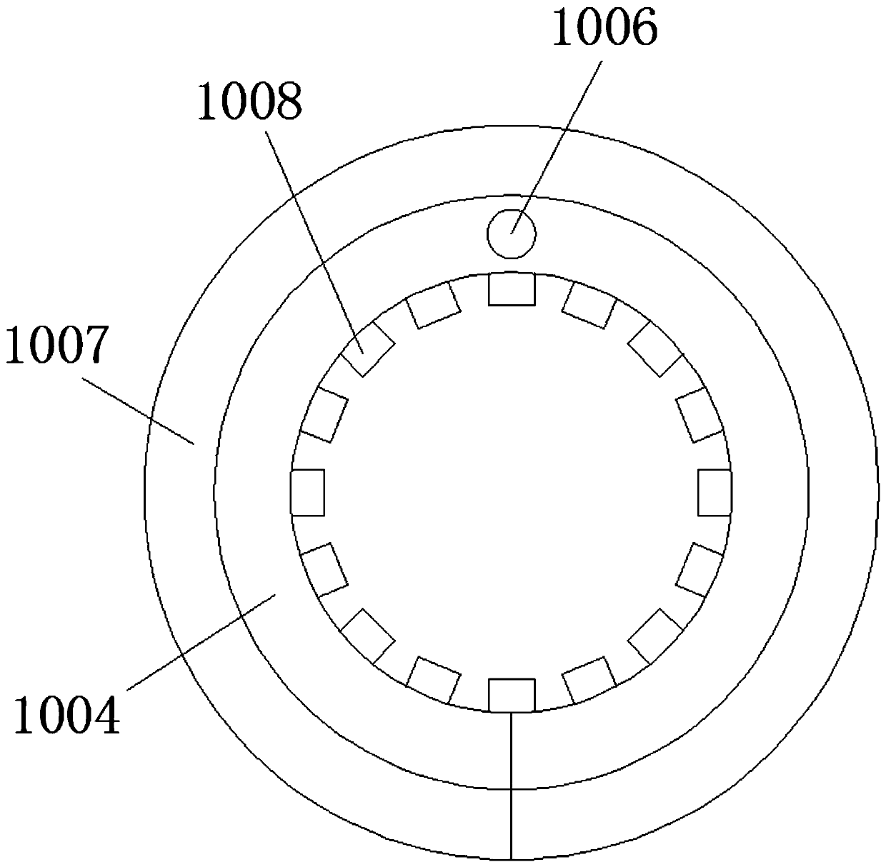 A hatching and capturing device for batch production of hatching golden cicada larvae