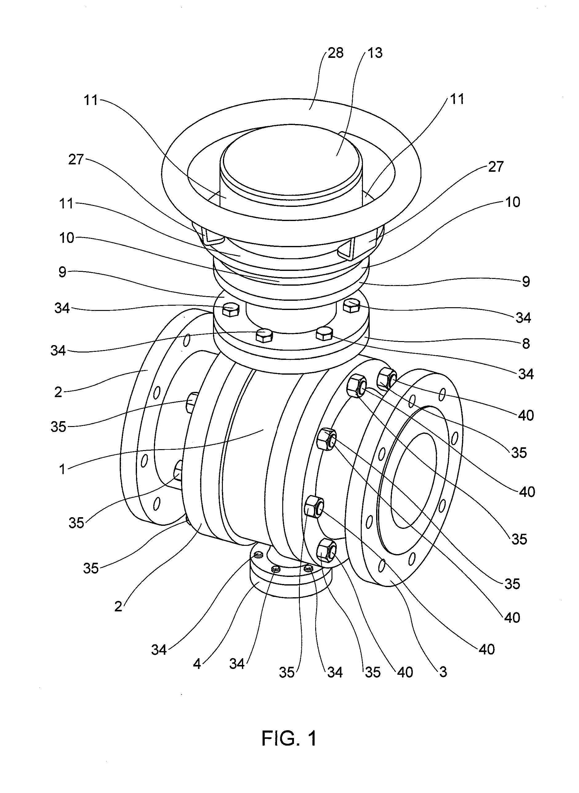 Rotary valve adapter assembly with planetary gear system