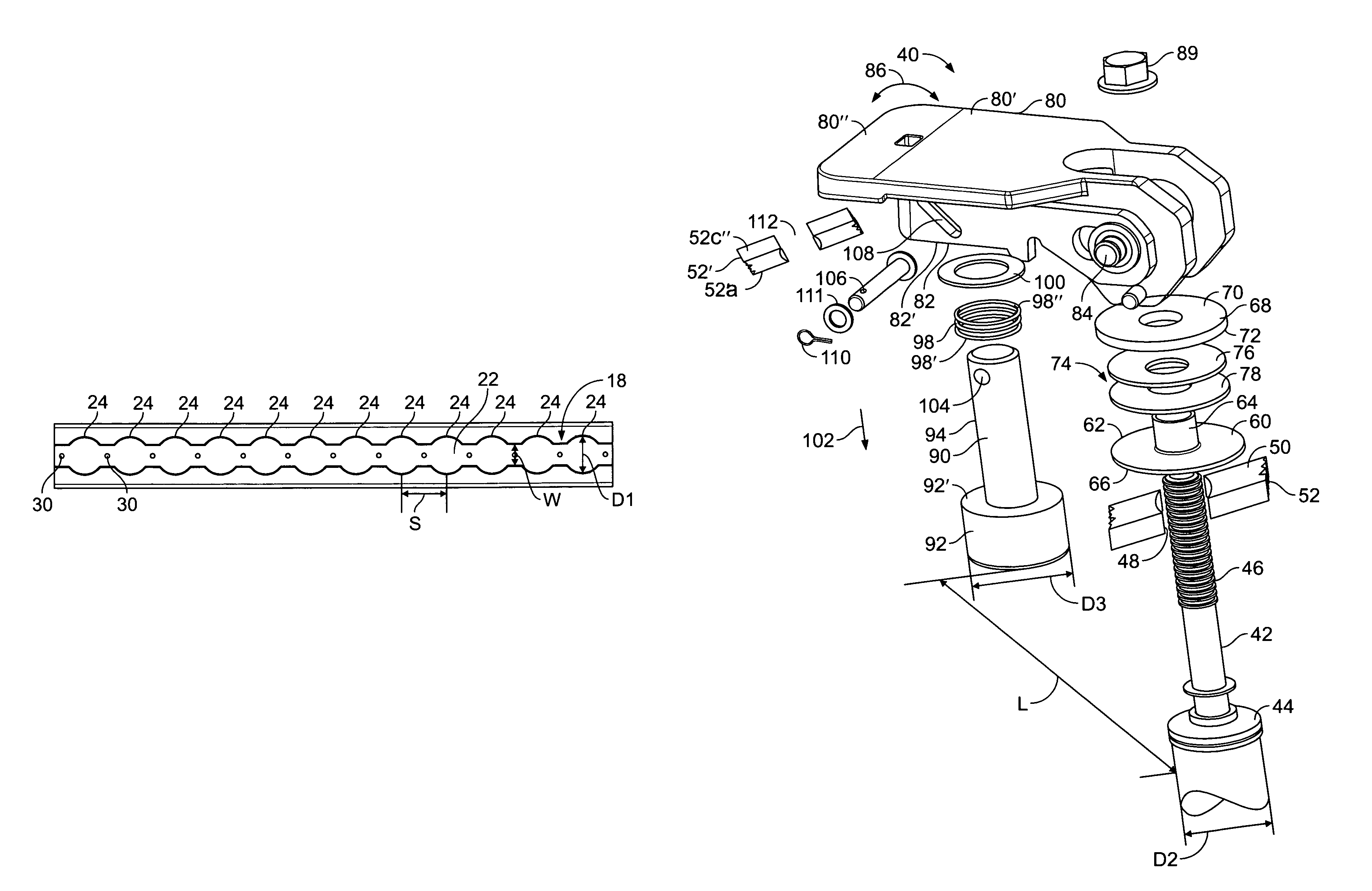 Latch arrangement for cargo restraint