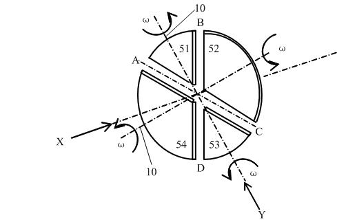 Discontinuous multi-strand spiral flow baffle plate shell-and-tube heat exchanger