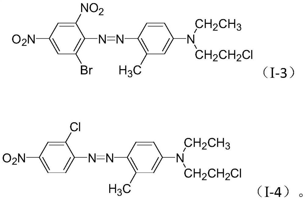 Azo-type disperse dye compound suitable for dyeing in acid-alkaline bath, its preparation method, composition and application