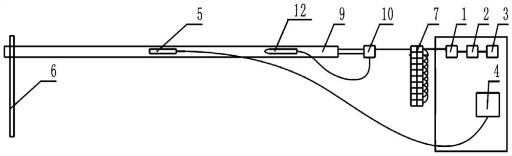 A solar water heater antifreeze belt life testing device and method