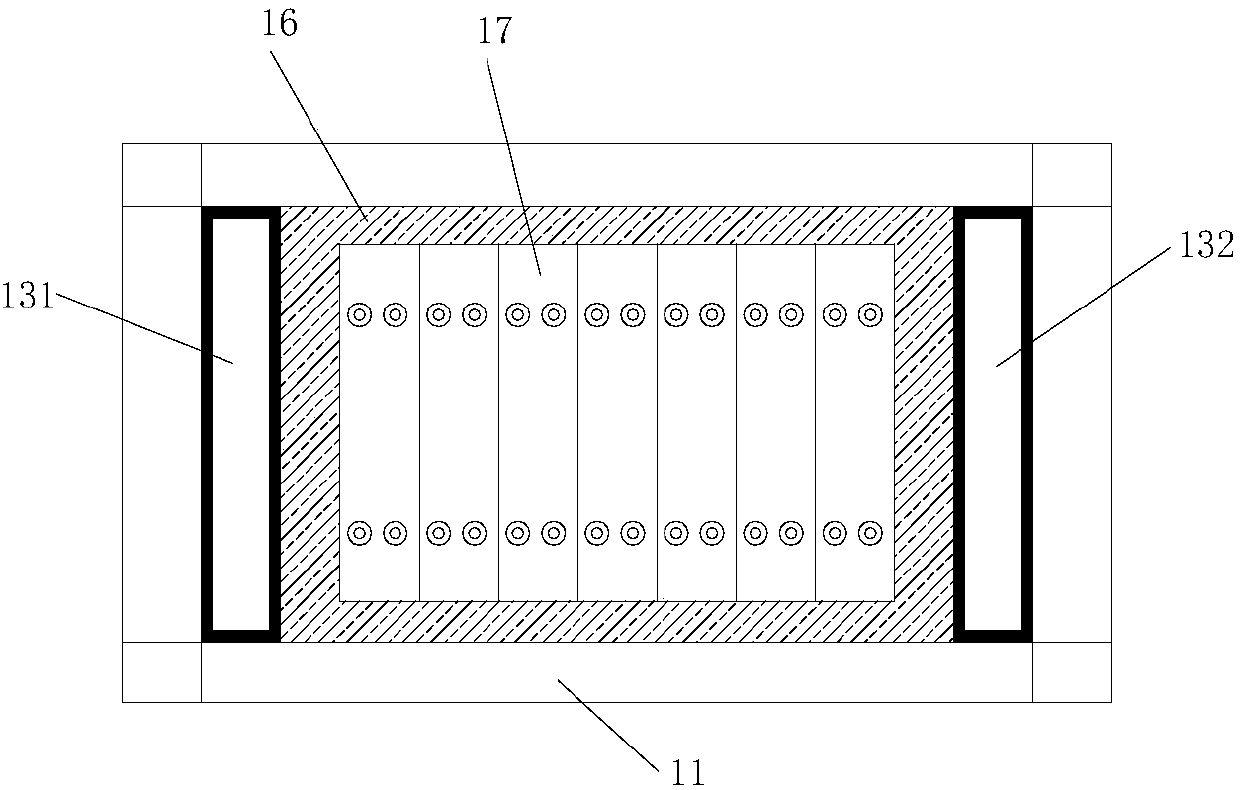 Similar simulation testing device and method for closed coal mine underground reservoir