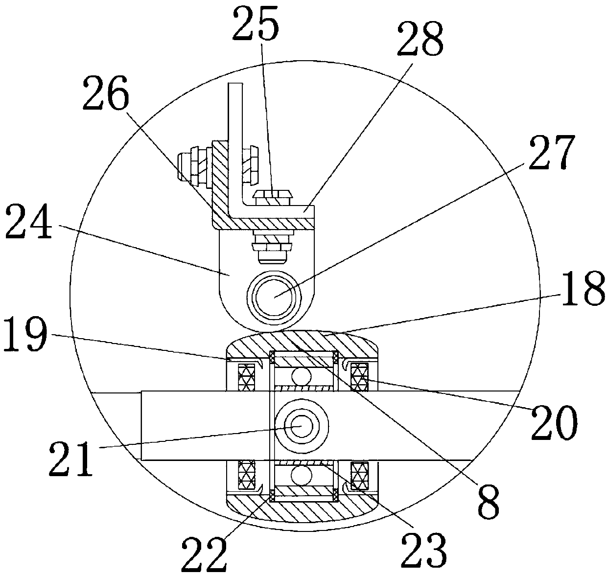 Bird-repellent apparatus of power device