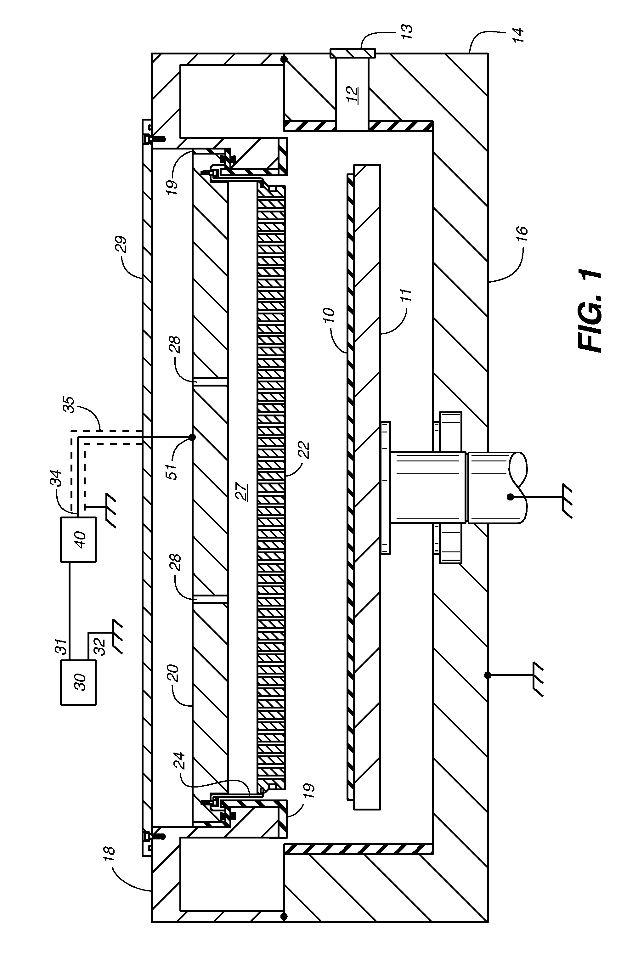 Asymmetrical RF Drive for Electrode of Plasma Chamber