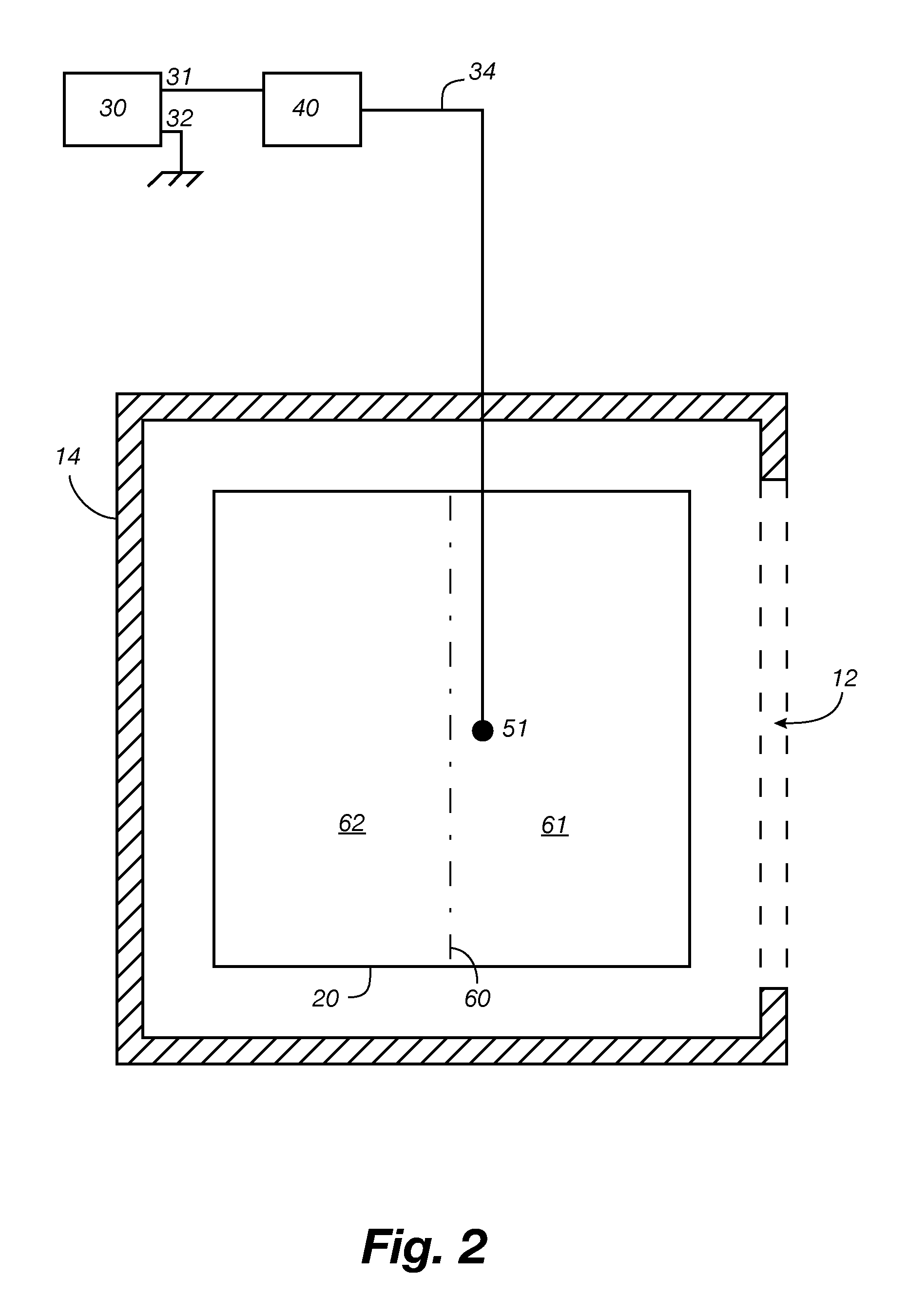 Asymmetrical RF Drive for Electrode of Plasma Chamber