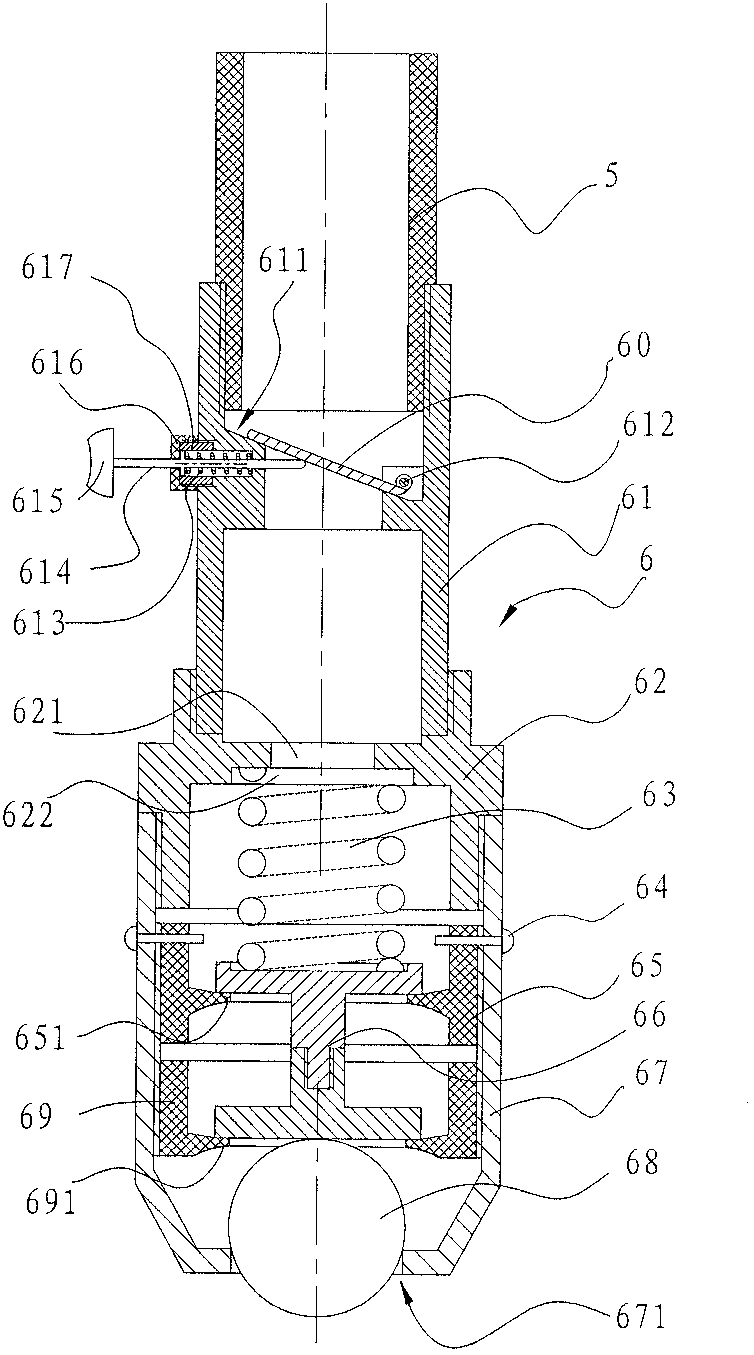 Industrially-used glue-applying device