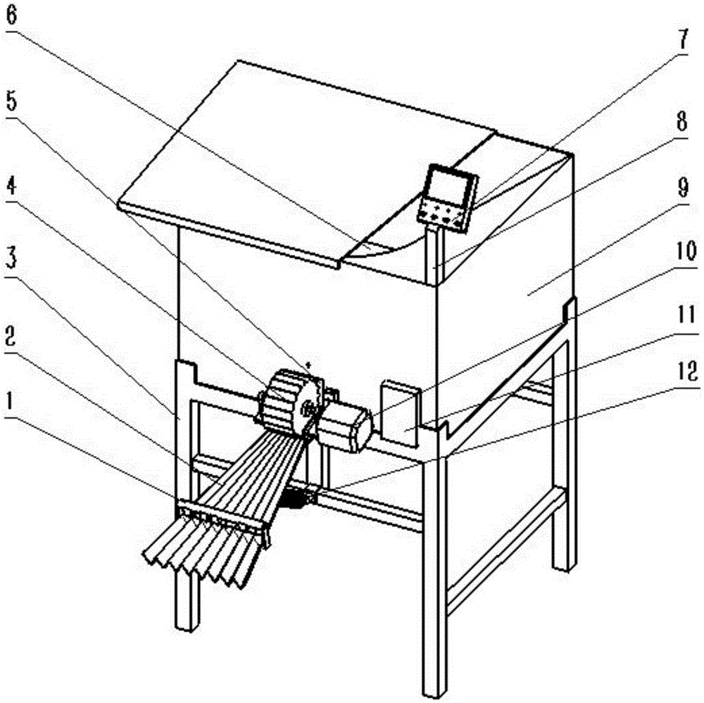 Steel ball counter based on single-chip microcomputer