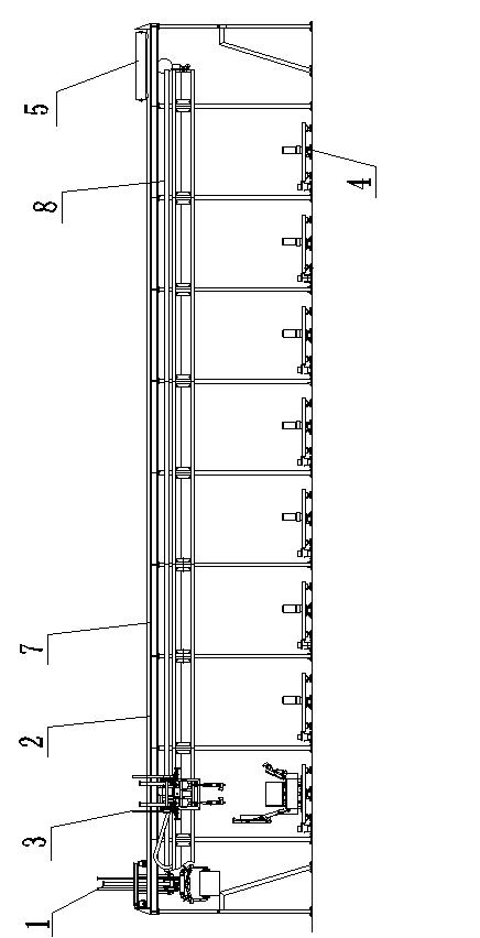 Multi-station refrigerator body foaming production line equipment