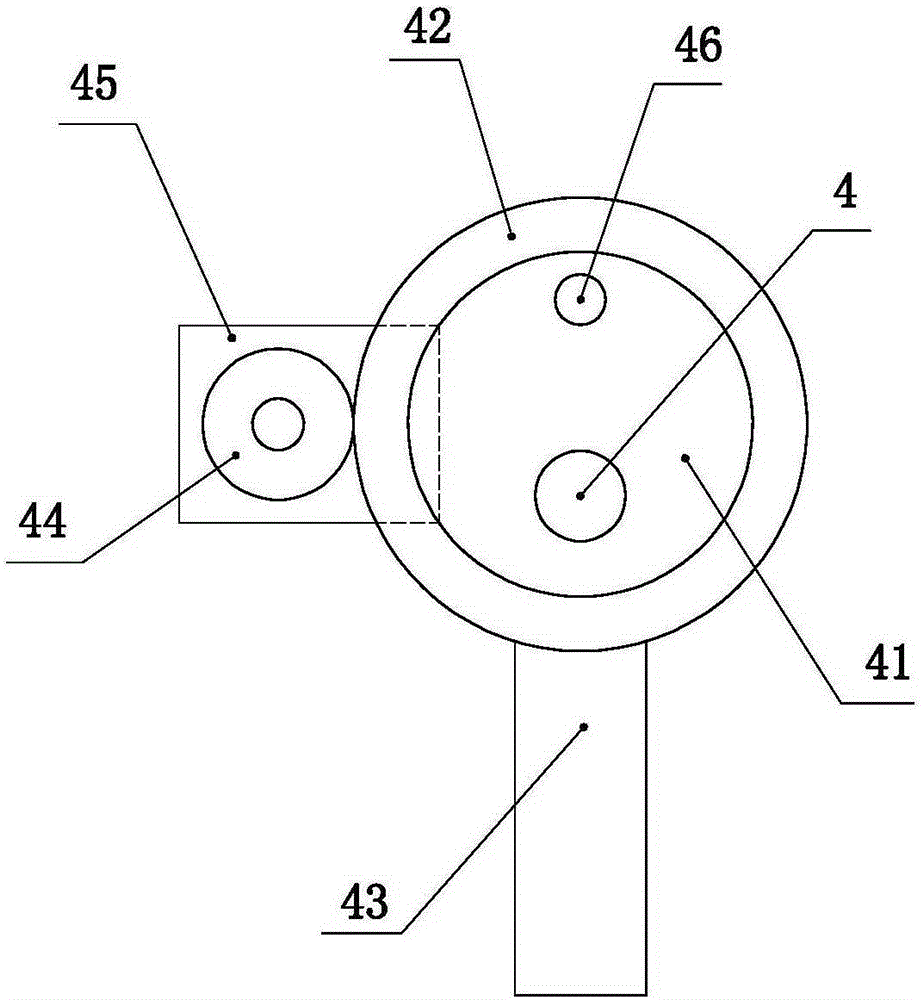 Taking device for cable stripping pliers