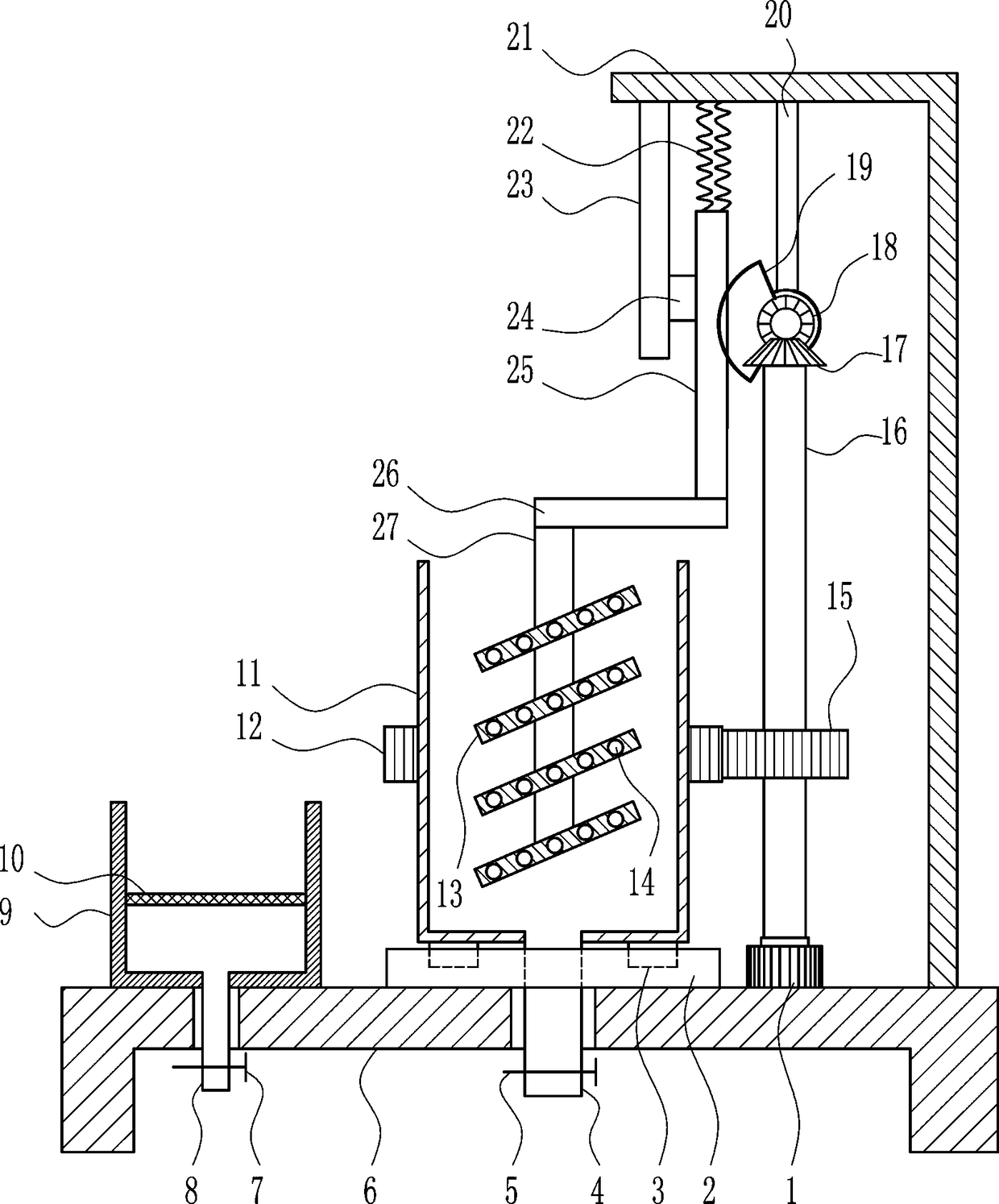 Disinfection and cleaning device for small medical instruments