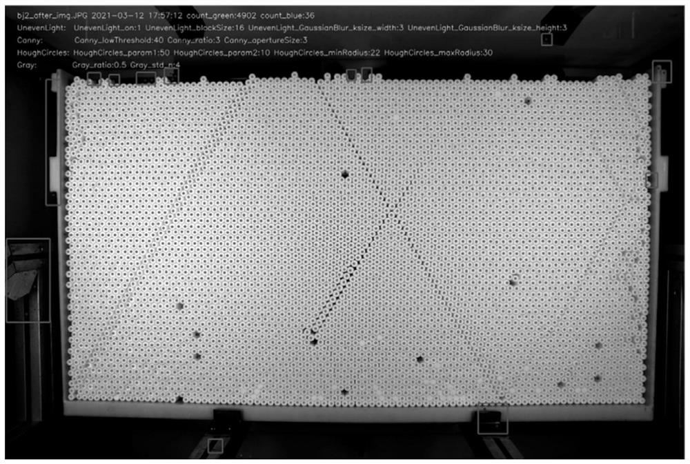 Cigarette filter stick identification method and system based on machine vision