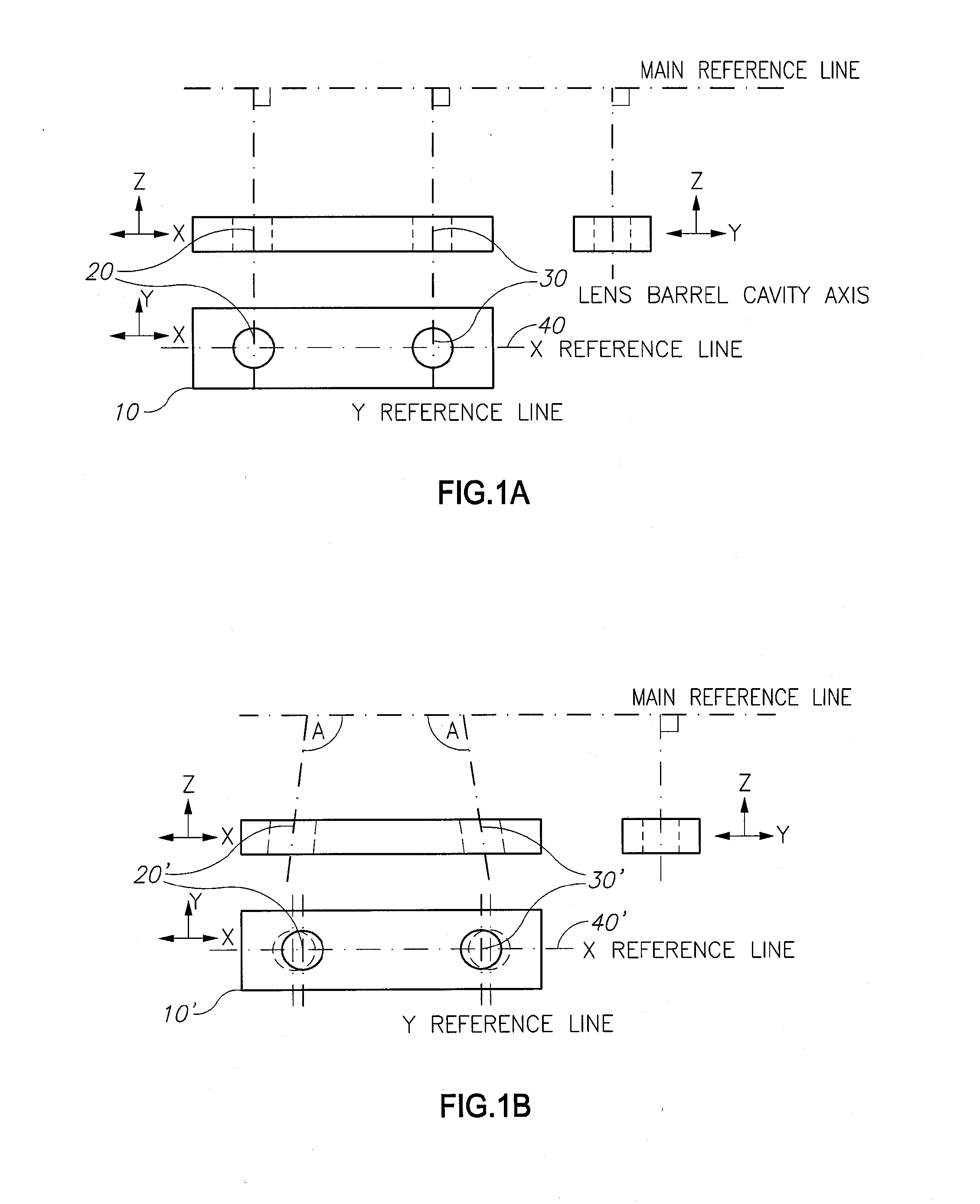 A stereoscopic assembly and method for manufacturing same