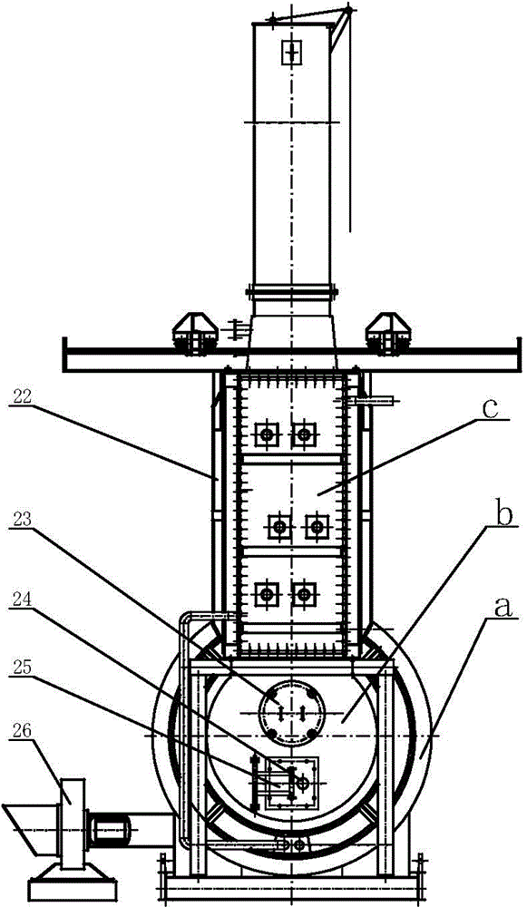 Heating medium furnace for long-distance-delivery crude oil pipeline