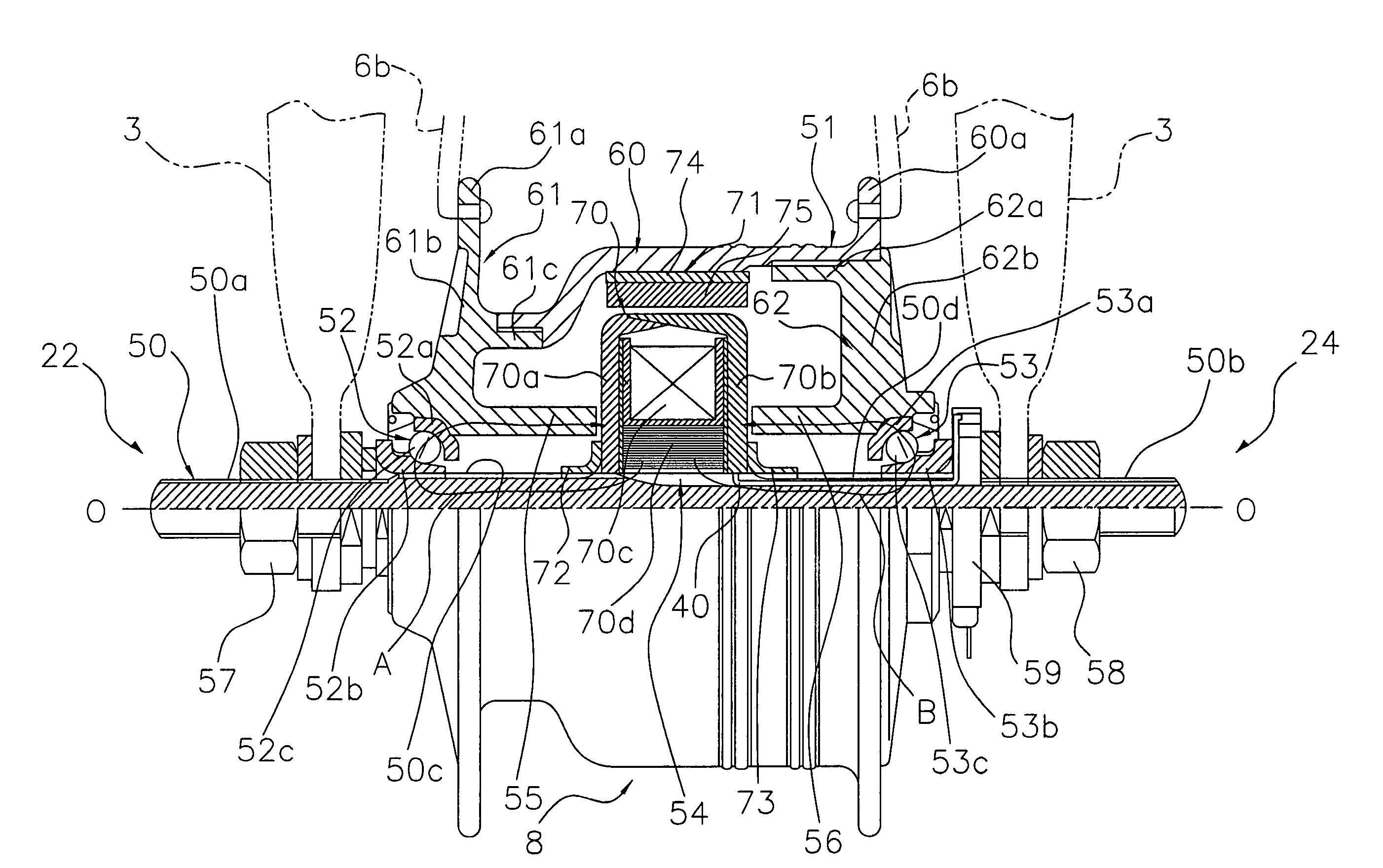 Bicycle generator hub