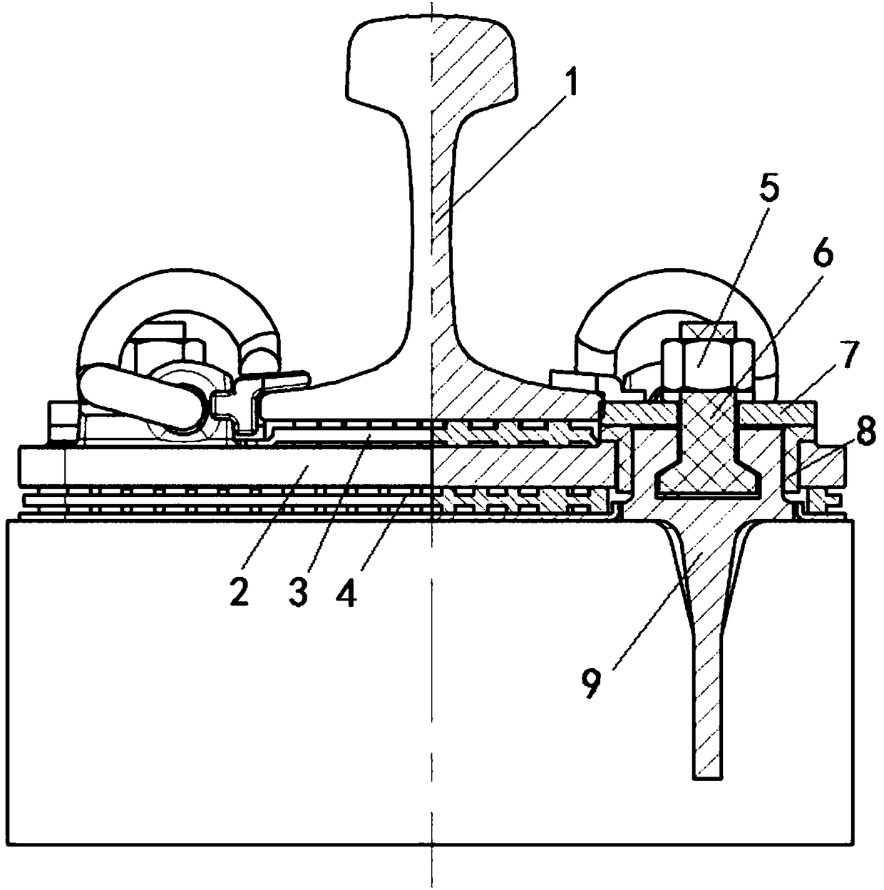 Vibration-reduction fastener system