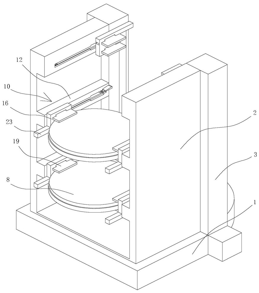 A device capable of automatically storing petri dishes